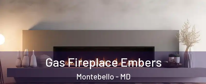 Gas Fireplace Embers Montebello - MD