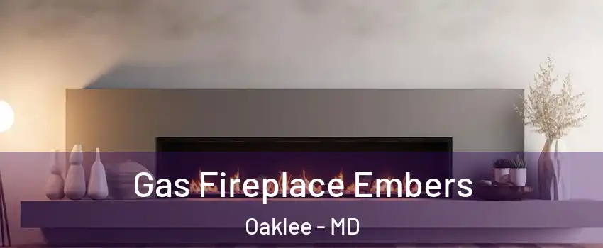 Gas Fireplace Embers Oaklee - MD