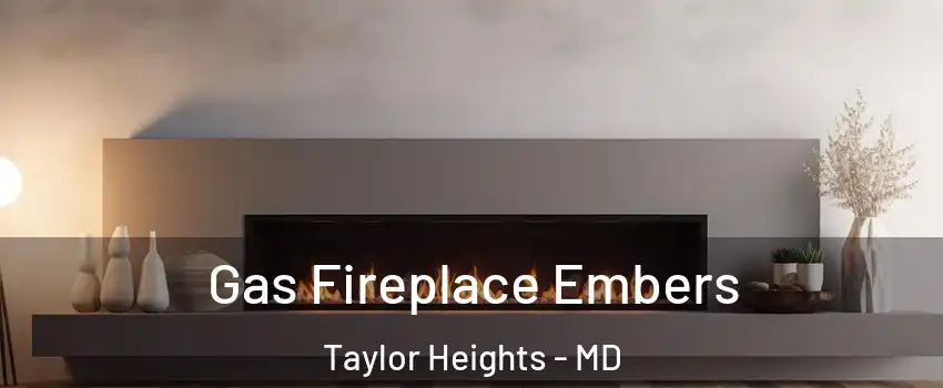 Gas Fireplace Embers Taylor Heights - MD