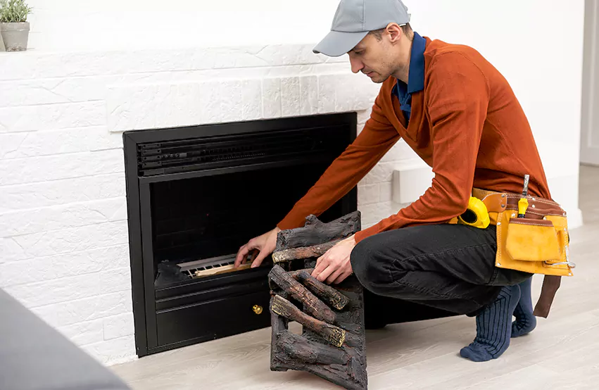 Wood Fireplace Repair in Woodmere, MD