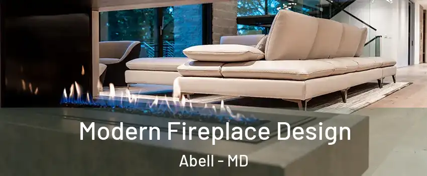 Modern Fireplace Design Abell - MD