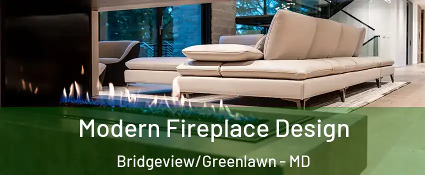 Modern Fireplace Design Bridgeview/Greenlawn - MD