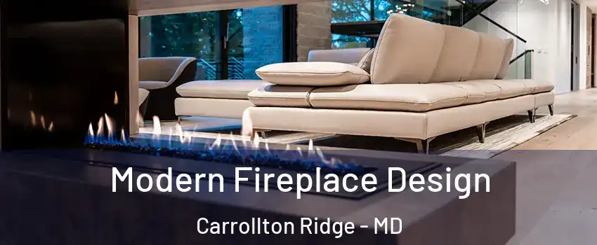 Modern Fireplace Design Carrollton Ridge - MD