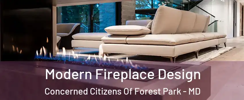 Modern Fireplace Design Concerned Citizens Of Forest Park - MD
