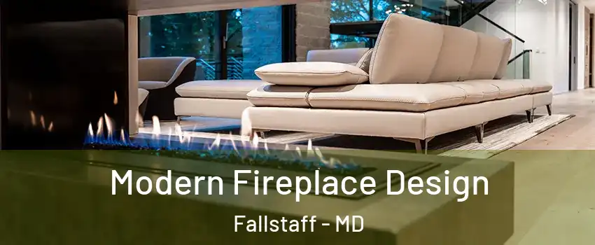 Modern Fireplace Design Fallstaff - MD