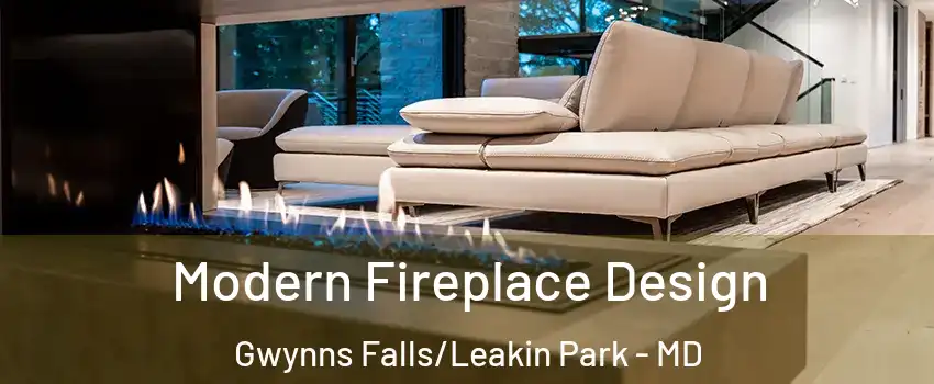 Modern Fireplace Design Gwynns Falls/Leakin Park - MD