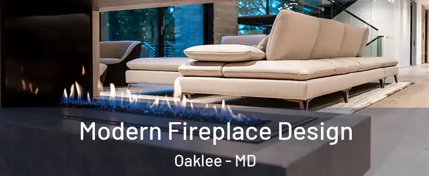 Modern Fireplace Design Oaklee - MD