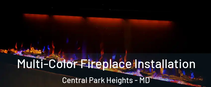 Multi-Color Fireplace Installation Central Park Heights - MD