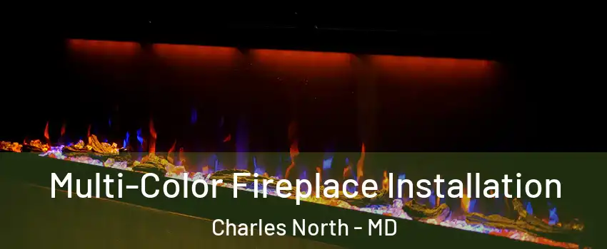 Multi-Color Fireplace Installation Charles North - MD