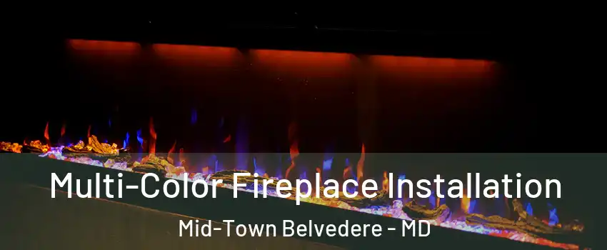 Multi-Color Fireplace Installation Mid-Town Belvedere - MD
