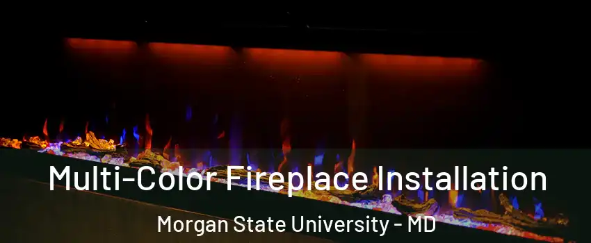 Multi-Color Fireplace Installation Morgan State University - MD