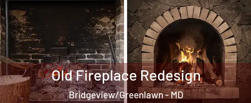 Old Fireplace Redesign Bridgeview/Greenlawn - MD