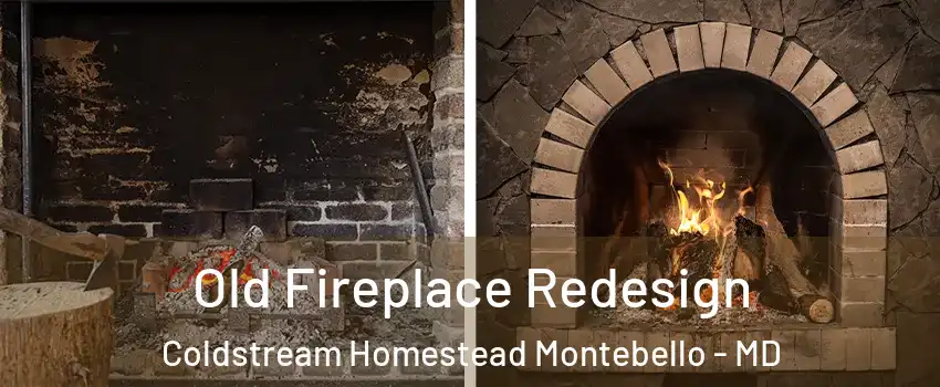 Old Fireplace Redesign Coldstream Homestead Montebello - MD