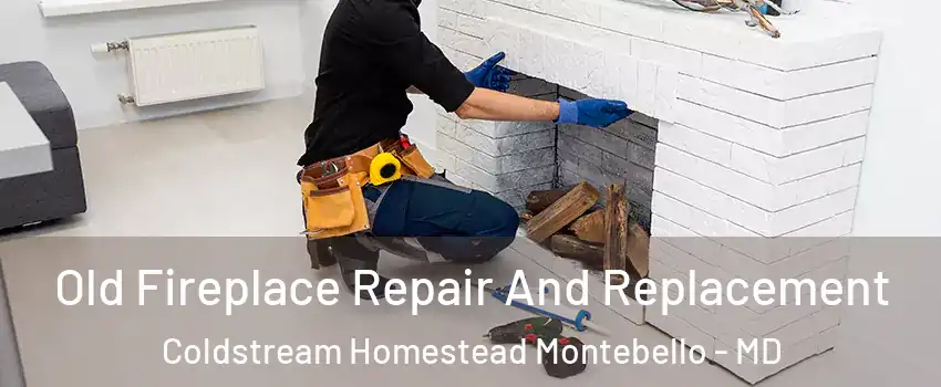 Old Fireplace Repair And Replacement Coldstream Homestead Montebello - MD