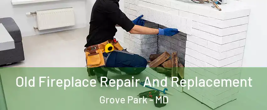 Old Fireplace Repair And Replacement Grove Park - MD