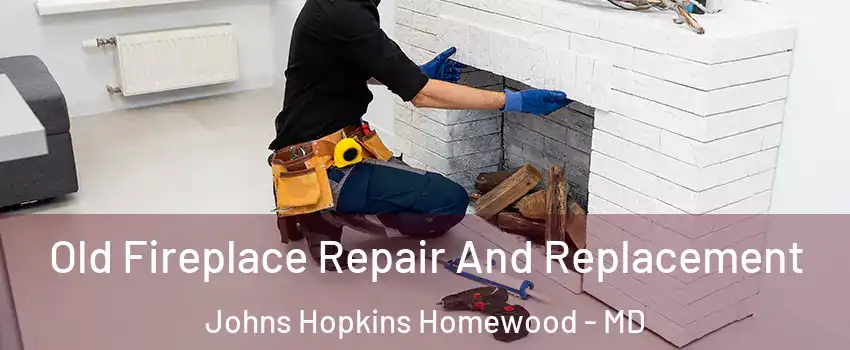 Old Fireplace Repair And Replacement Johns Hopkins Homewood - MD