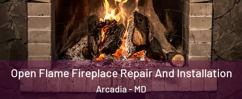 Open Flame Fireplace Repair And Installation Arcadia - MD