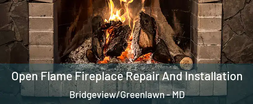 Open Flame Fireplace Repair And Installation Bridgeview/Greenlawn - MD
