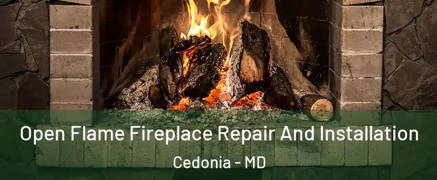 Open Flame Fireplace Repair And Installation Cedonia - MD