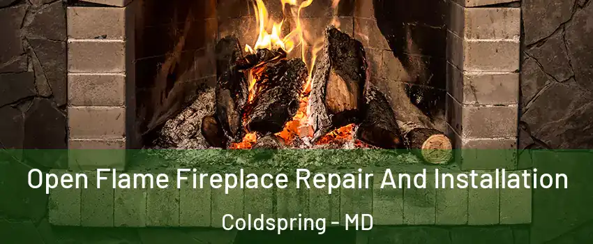 Open Flame Fireplace Repair And Installation Coldspring - MD
