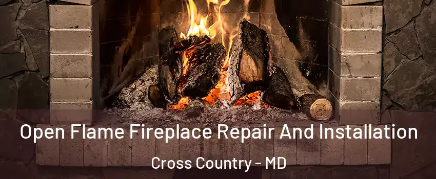 Open Flame Fireplace Repair And Installation Cross Country - MD