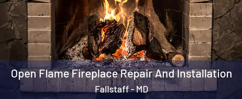 Open Flame Fireplace Repair And Installation Fallstaff - MD