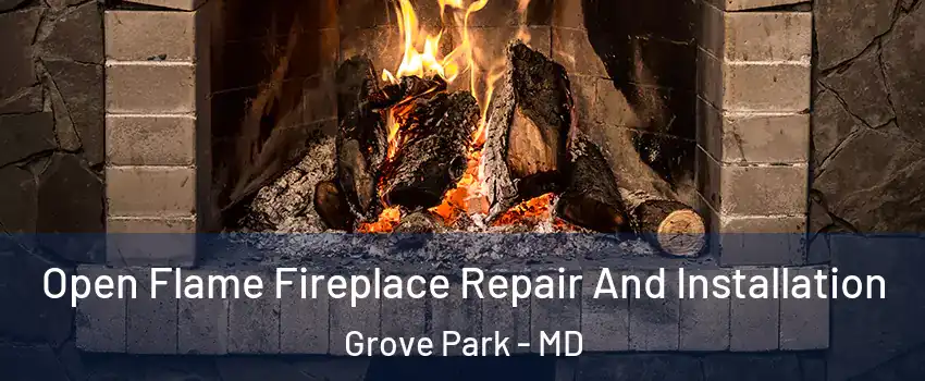 Open Flame Fireplace Repair And Installation Grove Park - MD