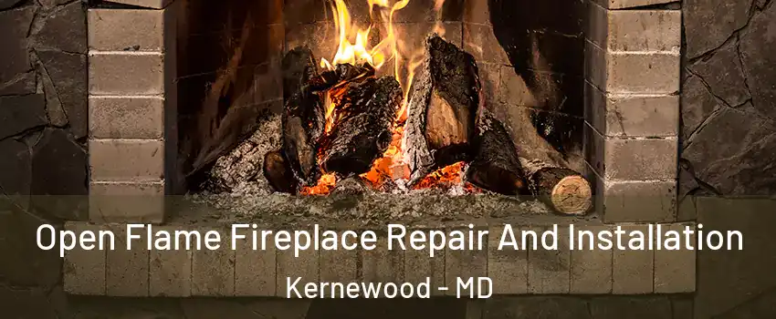 Open Flame Fireplace Repair And Installation Kernewood - MD