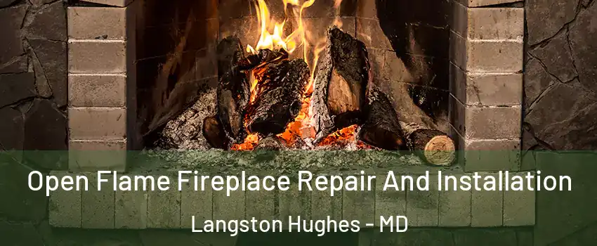 Open Flame Fireplace Repair And Installation Langston Hughes - MD
