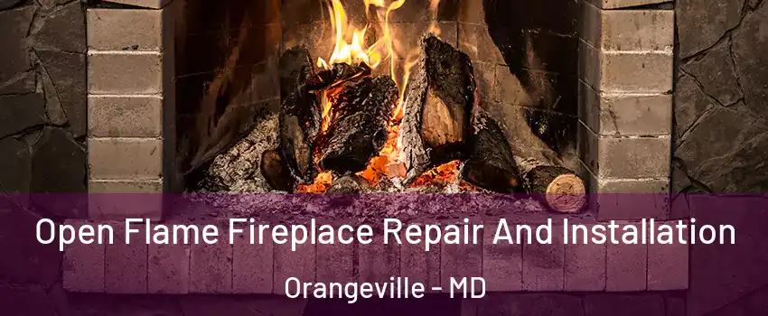 Open Flame Fireplace Repair And Installation Orangeville - MD