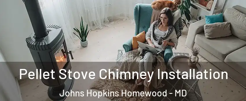 Pellet Stove Chimney Installation Johns Hopkins Homewood - MD