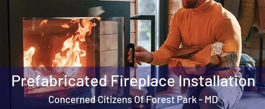 Prefabricated Fireplace Installation Concerned Citizens Of Forest Park - MD