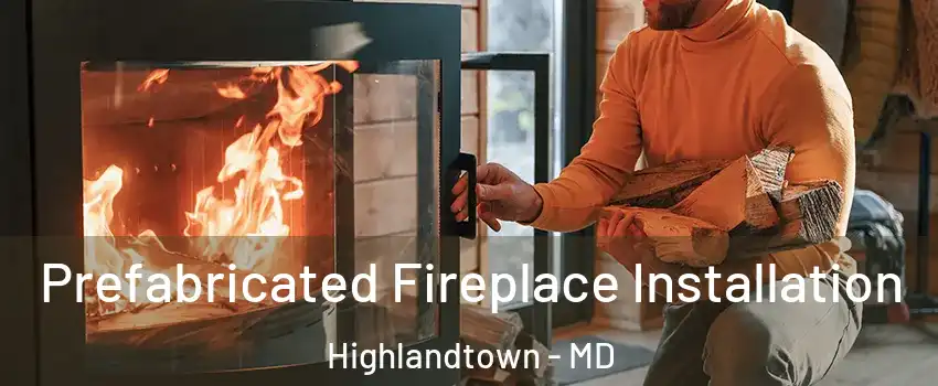 Prefabricated Fireplace Installation Highlandtown - MD