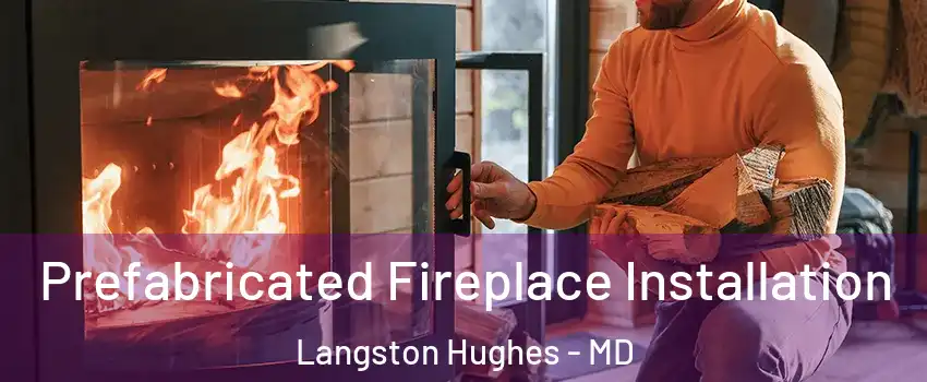 Prefabricated Fireplace Installation Langston Hughes - MD