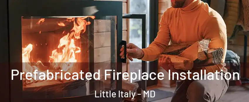 Prefabricated Fireplace Installation Little Italy - MD