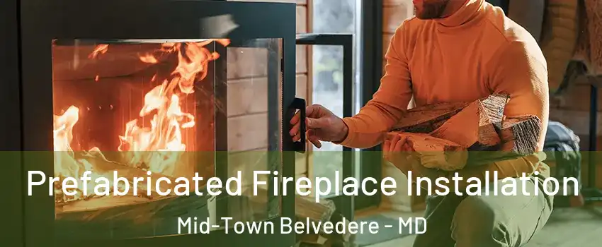 Prefabricated Fireplace Installation Mid-Town Belvedere - MD