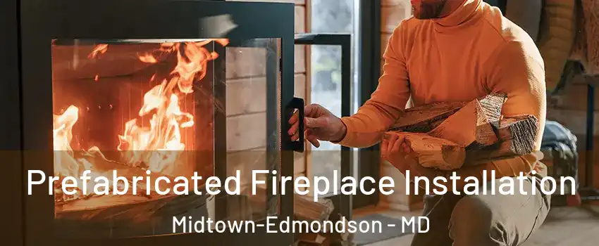 Prefabricated Fireplace Installation Midtown-Edmondson - MD