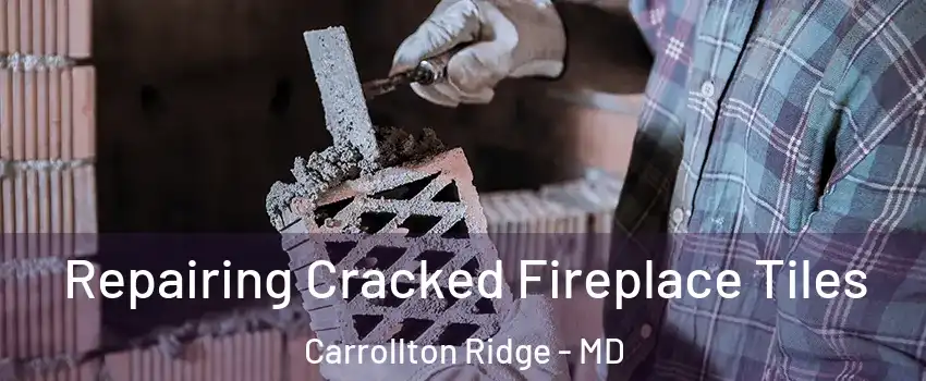 Repairing Cracked Fireplace Tiles Carrollton Ridge - MD