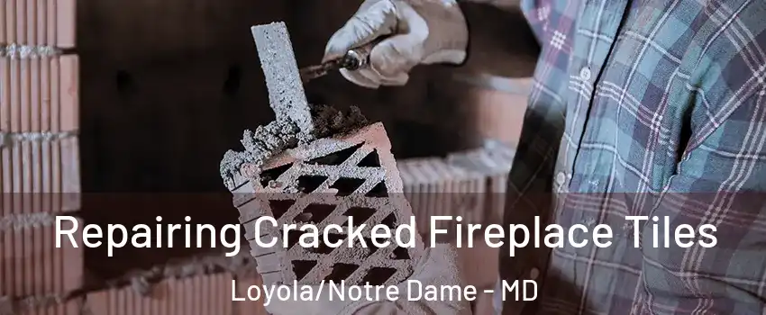 Repairing Cracked Fireplace Tiles Loyola/Notre Dame - MD