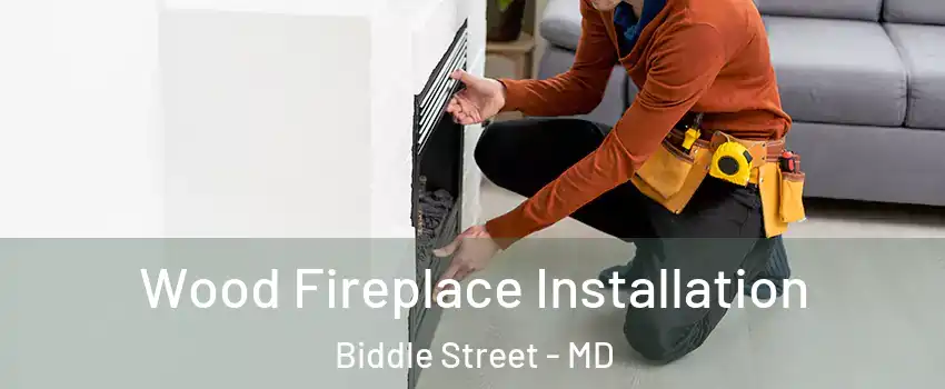 Wood Fireplace Installation Biddle Street - MD