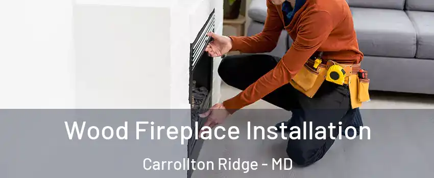 Wood Fireplace Installation Carrollton Ridge - MD